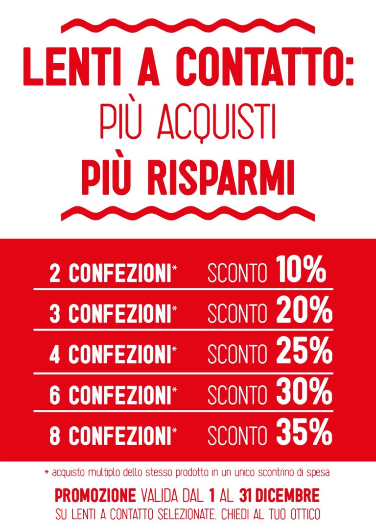 Offerta dicembre Ottica Coop