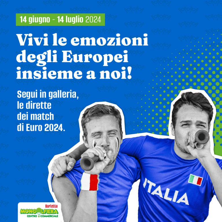 Vivi le emozioni degli europei insieme a noi!