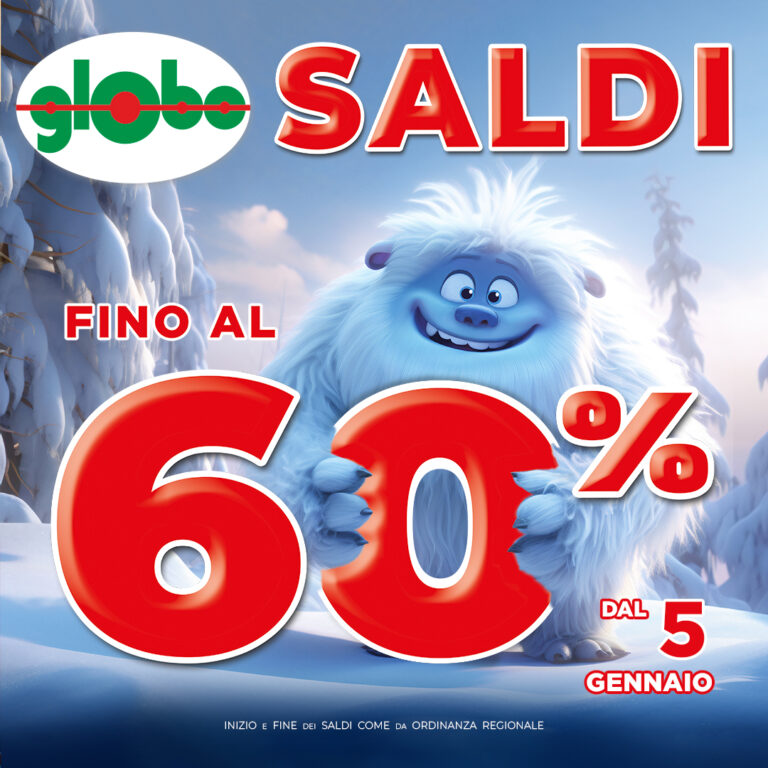 CAMPAGNA GLOBO SALDI GENNAIO 2024