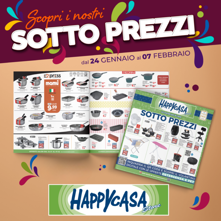 Nuovo volantino Happy Casa Store
