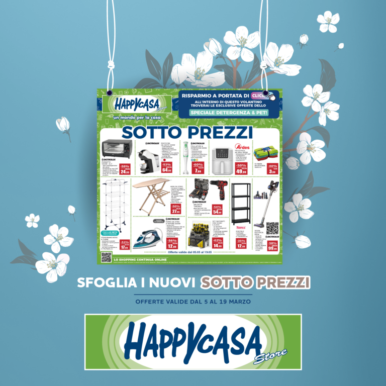 Volantino Happy Casa marzo